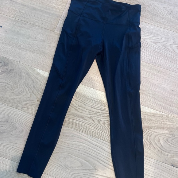 Lululemon Fast & Free 7/8 Tight II *Non-Reflective Nulux 25" Black Size 6 - Picture 8 of 9